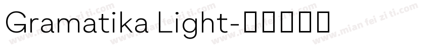 Gramatika Light字体转换